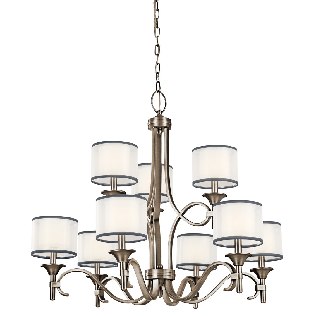Lacey 9 - Light Dimmable Tiered Chandelier DecorbyHannah