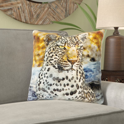  Coussin Leopard