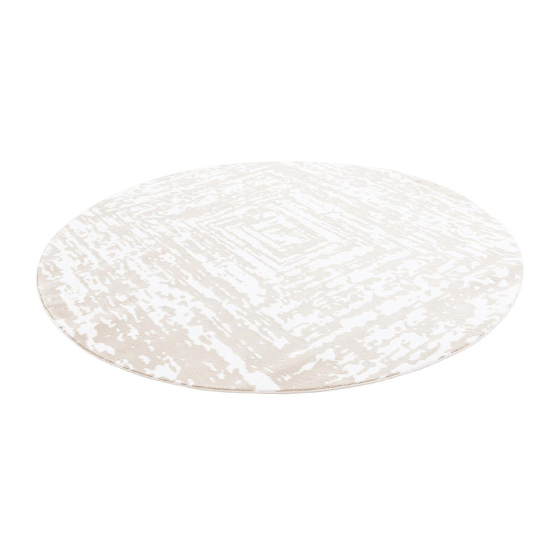 Oak Brook Abstract Indoor Rug, Round 7'10"