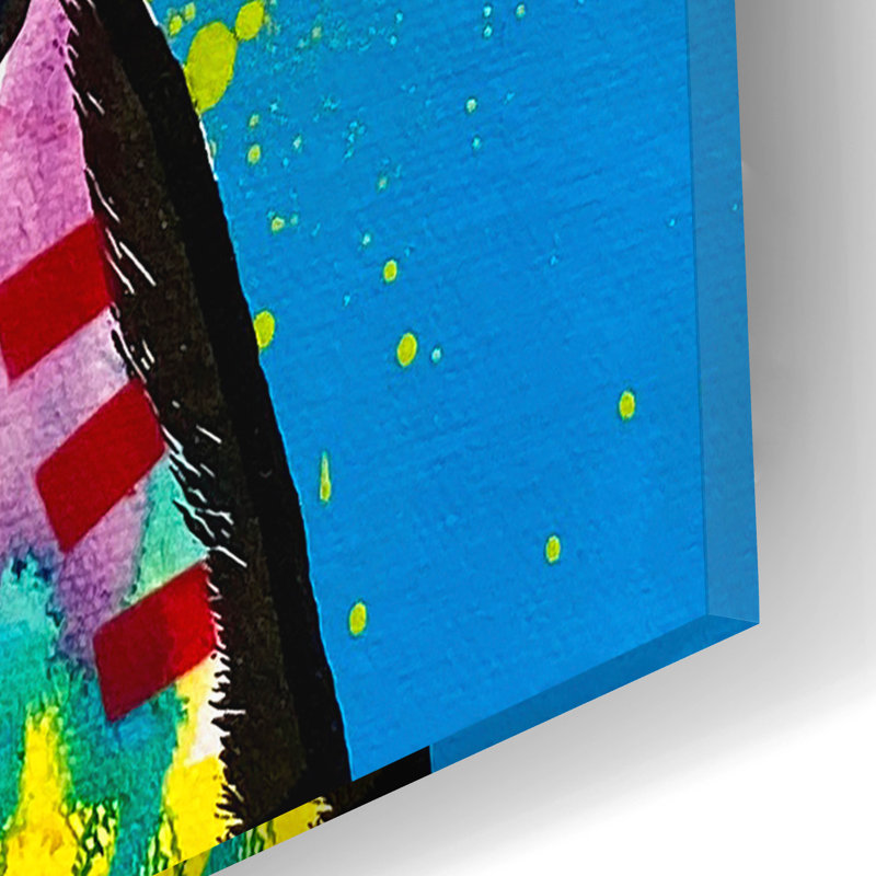 Art mural en verre Winston Porter «Delux» par Dean Russo, ACR-45870, H 16 po x l 12 po x P 0,13 po