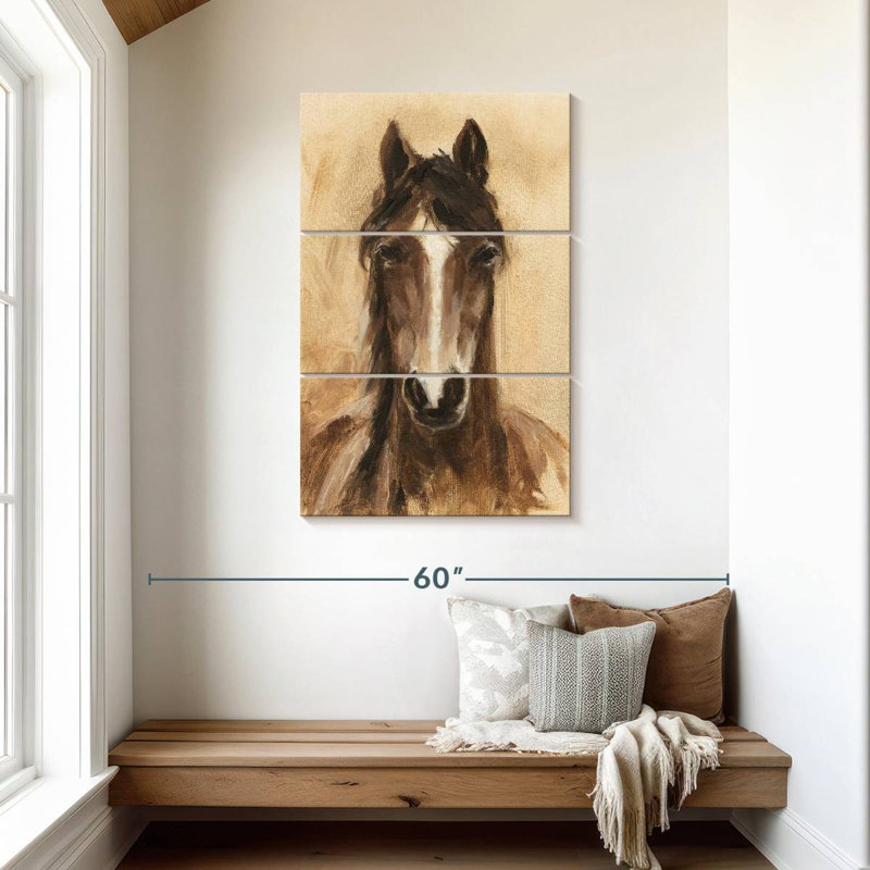 Brampt Western Ranch, animaux I, H 45 po x l 28 po