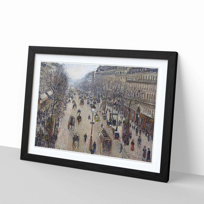 Camille Pissarro - Single Picture Frame Painting, Black