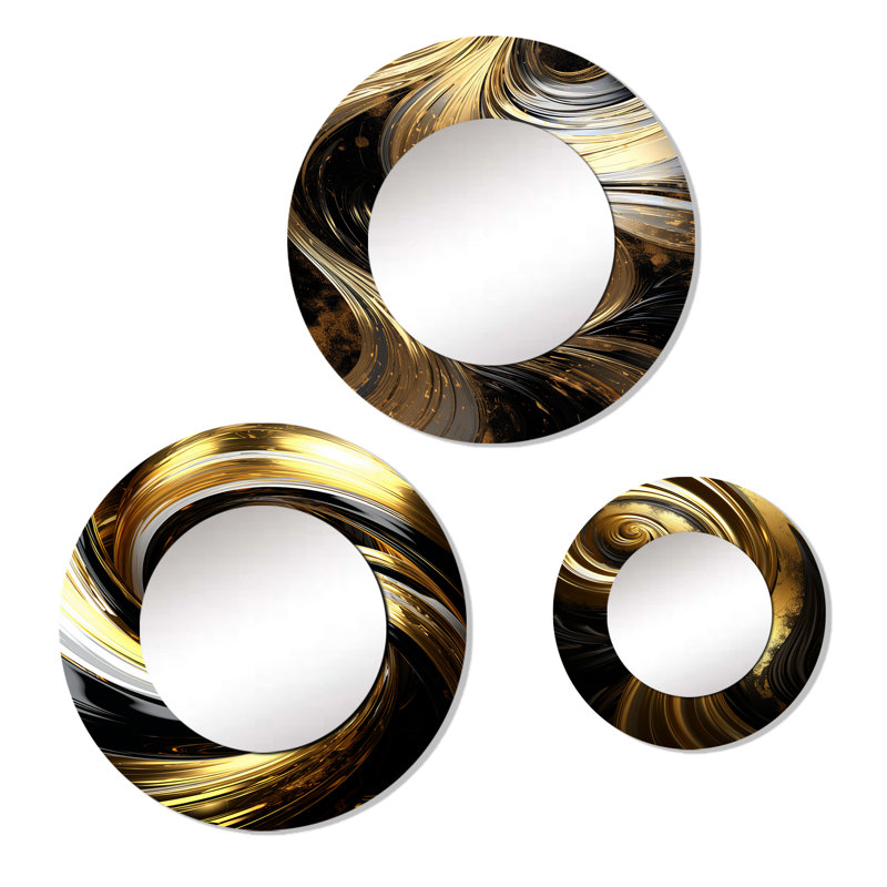 Miroir spiral minimal liquide