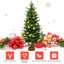 Arbre de Noël de table à piles 35 pouces avec lumières DEL
