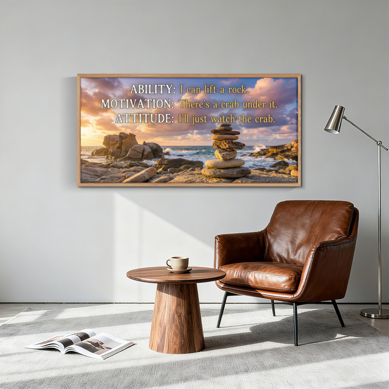 Tableau encadré sur toile « empilement de rochers », 122 x 61 cm (48 x 24 pouces), 1 pièce, 48 x 24 pouces