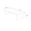 Table basse rectangulaire en bois massif noisette-108974041