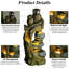 Handcrafted Outdoor Floor Fountain with Lights