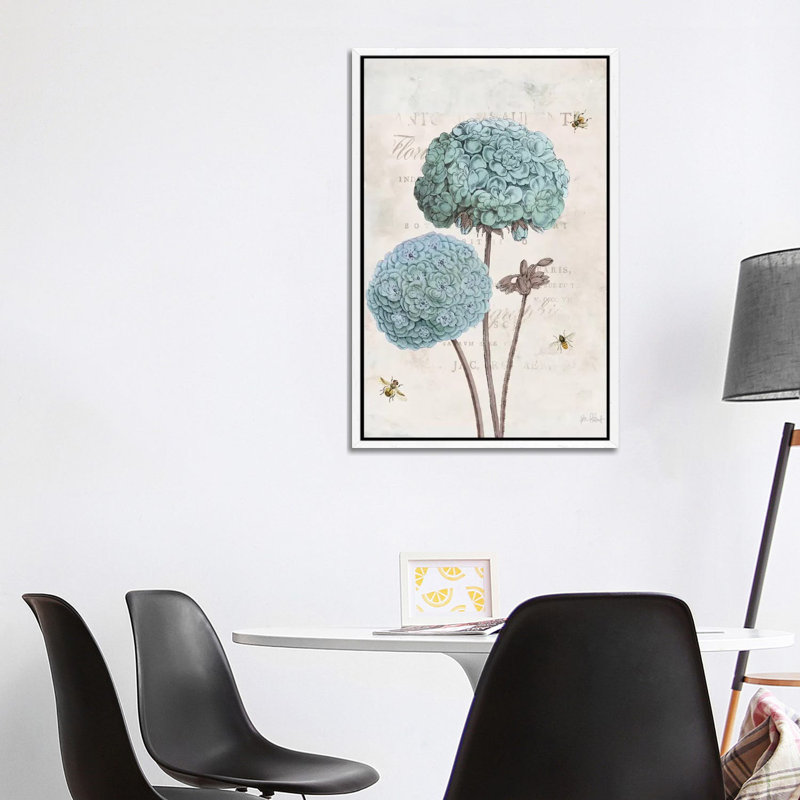 Geranium Study II by Katie Pertiet - Gallery-Wrapped Canvas Giclée on Canvas, 152.5 cm H x 101.5 cm W, White Framed