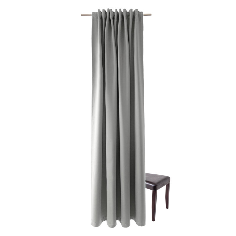 Room Darkening Curtain, hellgrau