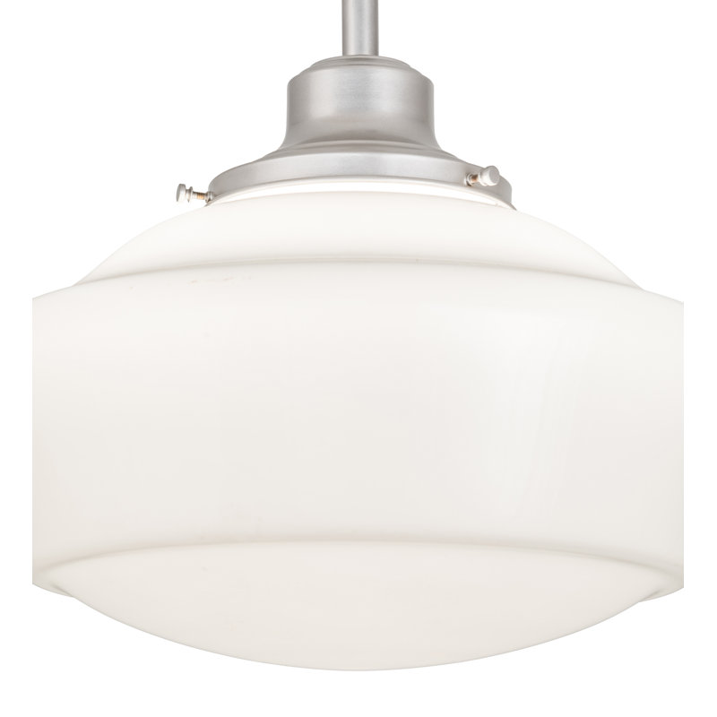 Moshier 1 - Light Single Pendant, 25" H x 16" W x 16" D, Chrome