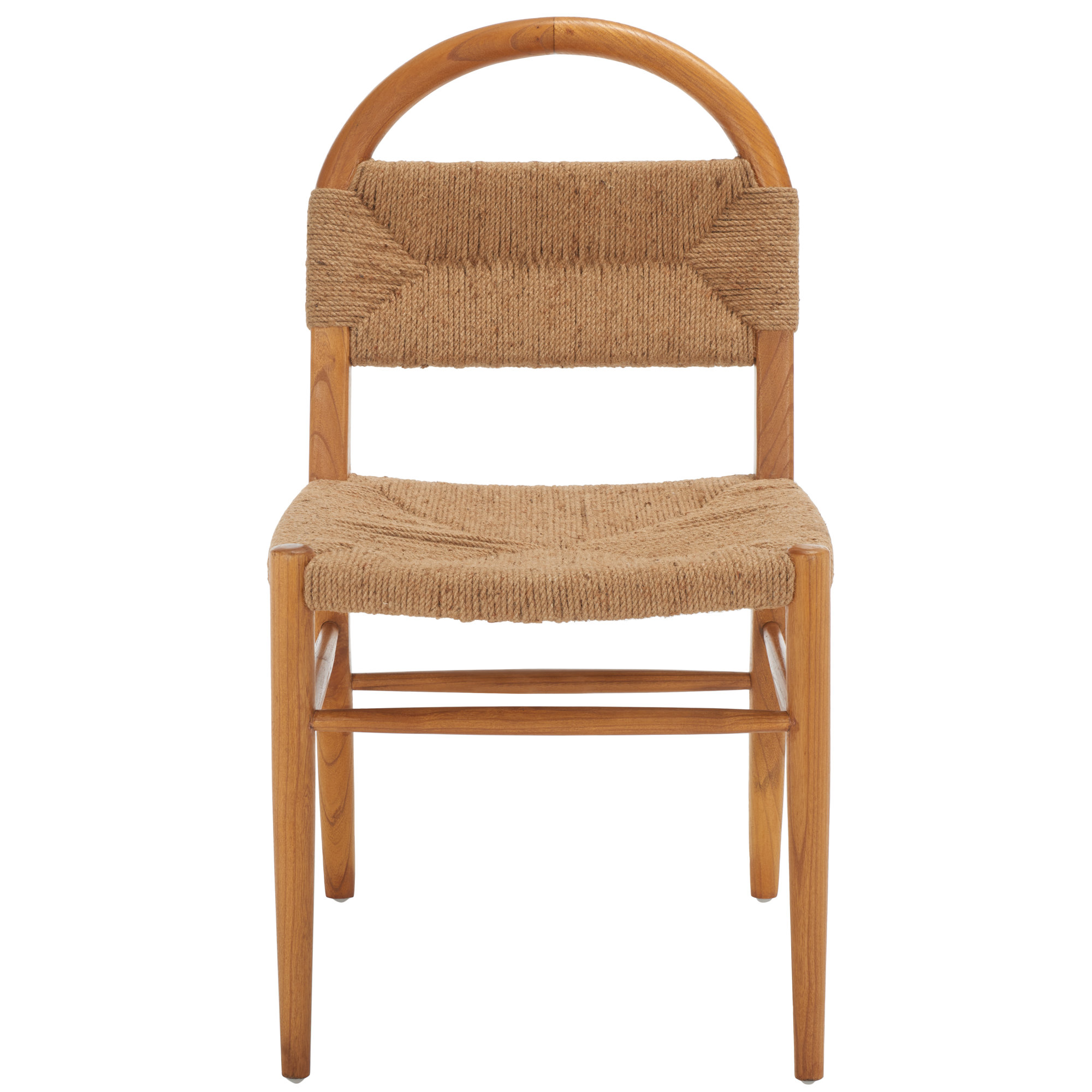 Kashmir Solid Wood Side Chair, Brown	
