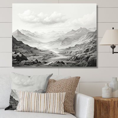 Canyon, paysage minimaliste - impression