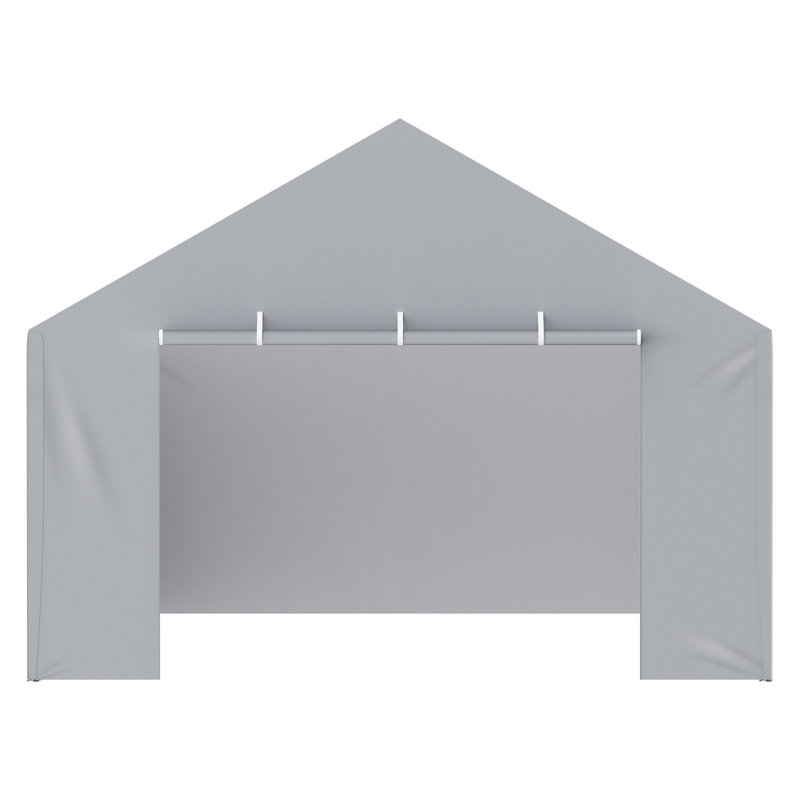 12 Ft. W x 20 Ft. D Garage, Gray