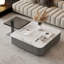 Italian square stone coffee table