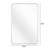 30x40 Inch Black Metal Framed Rectangular Bathroom Mirror for Wall, Durable and Easy to Install-107208728-128768990-128888073