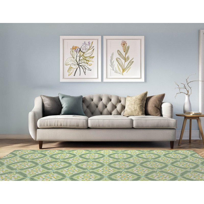Gloucester Indoor Non-Slip Area Rug, Rectangle 3' x 5'