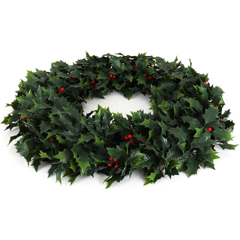 Couronne de houx anglaise 22 po Primrue, 1