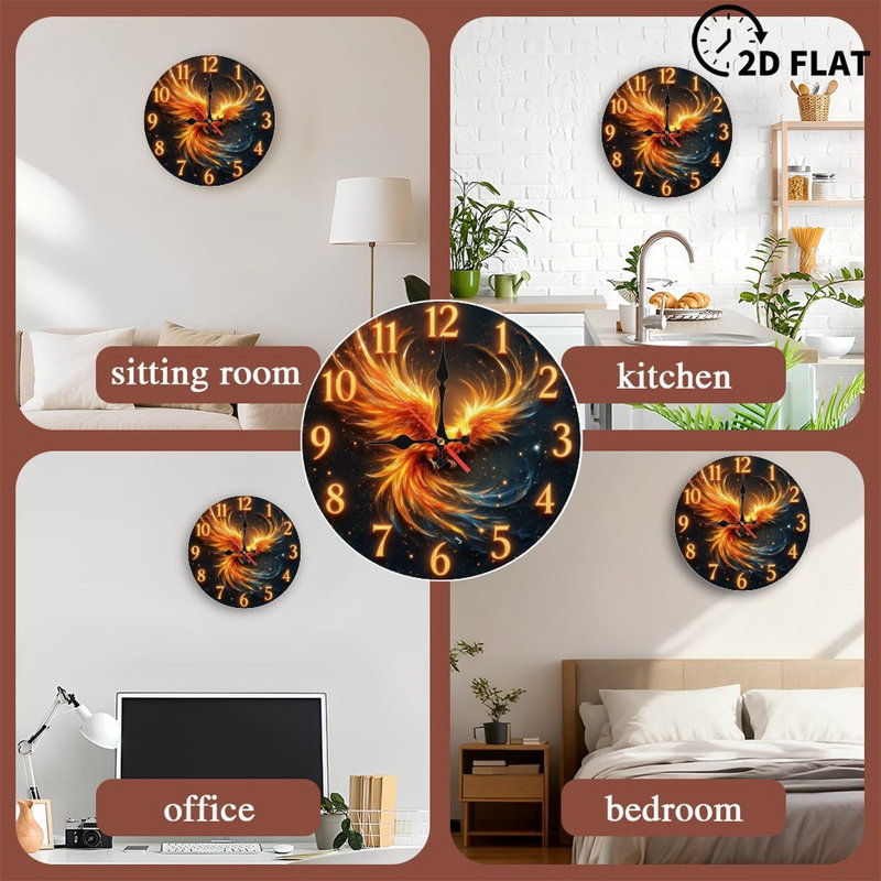 Horloge Fire Phoenix
