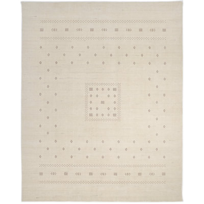 Simi Hand Knotted Cotton/Wool Southwestern Area Rug