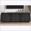 Buffet Mid-Century moderne avec buffet et salon en bois avec portes arquées pour des solutions de rangement élégantes-1851305597