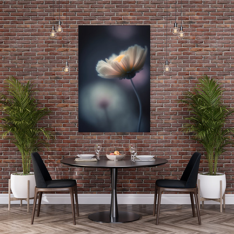 Ethereal Blossom Contemporary Dreamy Ethereal Flower Nature Wall Art Print, 152.4cm H x 101.6cm W