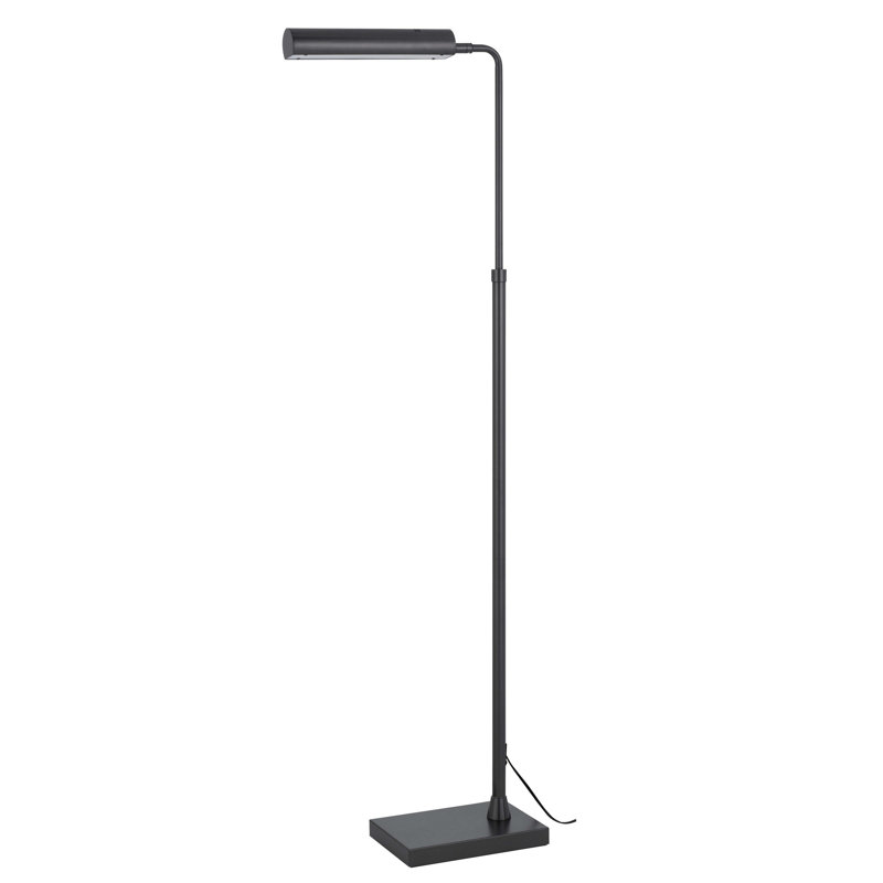 Trixie 58'' LED Task Floor Lamp, Charcoal Gray