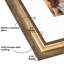 Cadre photo rétro avec passe-partout et passe-partout en plexiglas-109727637-109726403