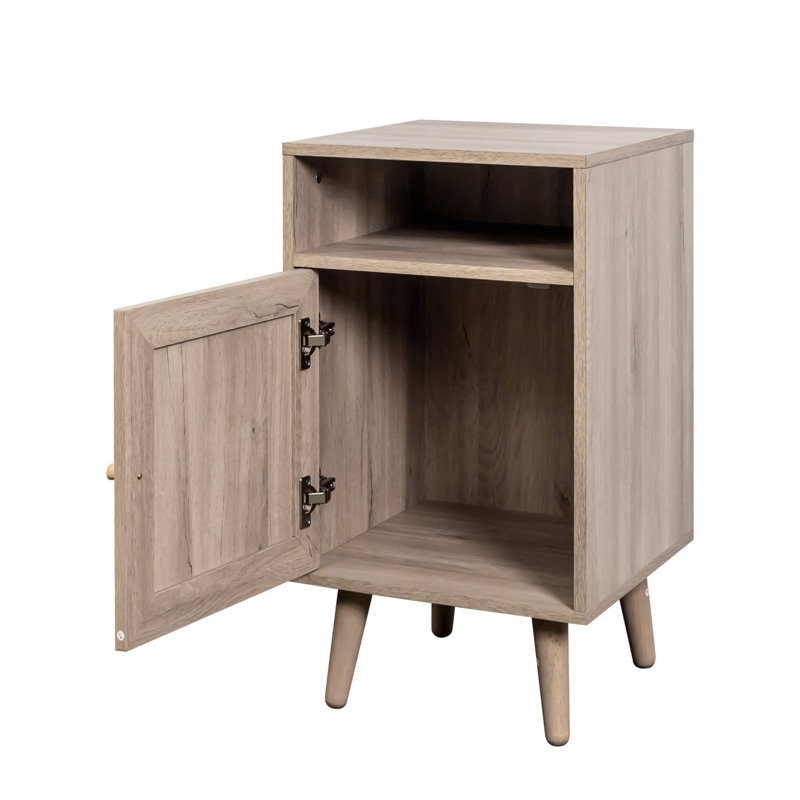 40cm W Manufactured Wood Bedside Table