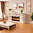 62.99"L×27.56"Ivory White Heating System Landscape Electric Fireplace-118803794-118803793
