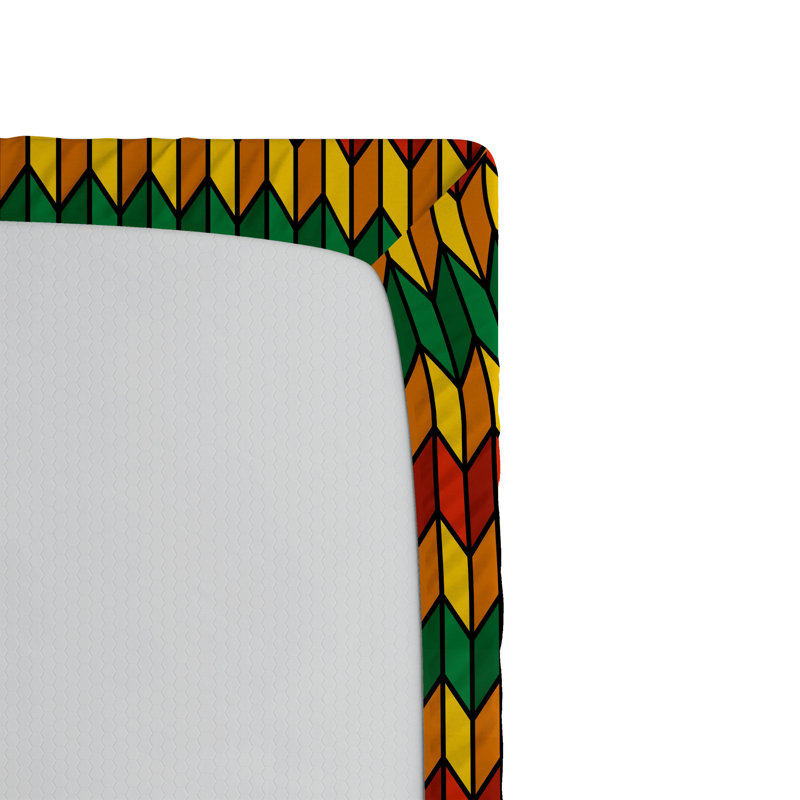 Ensemble de 2 drap-housse Ambesonne Rasta, Ensemble de draps pour taille de lit double