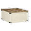 Table basse Farmhouse avec rangement, table basse carrée pour le salon, table centrale en bois avec plateau relevable à charnière et espace caché-362122240-362122243