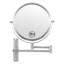 Miroir de maquillage mural Ablie 8 pouces 1x / 10x à double face, rotation libre à 360 degrés-663704907