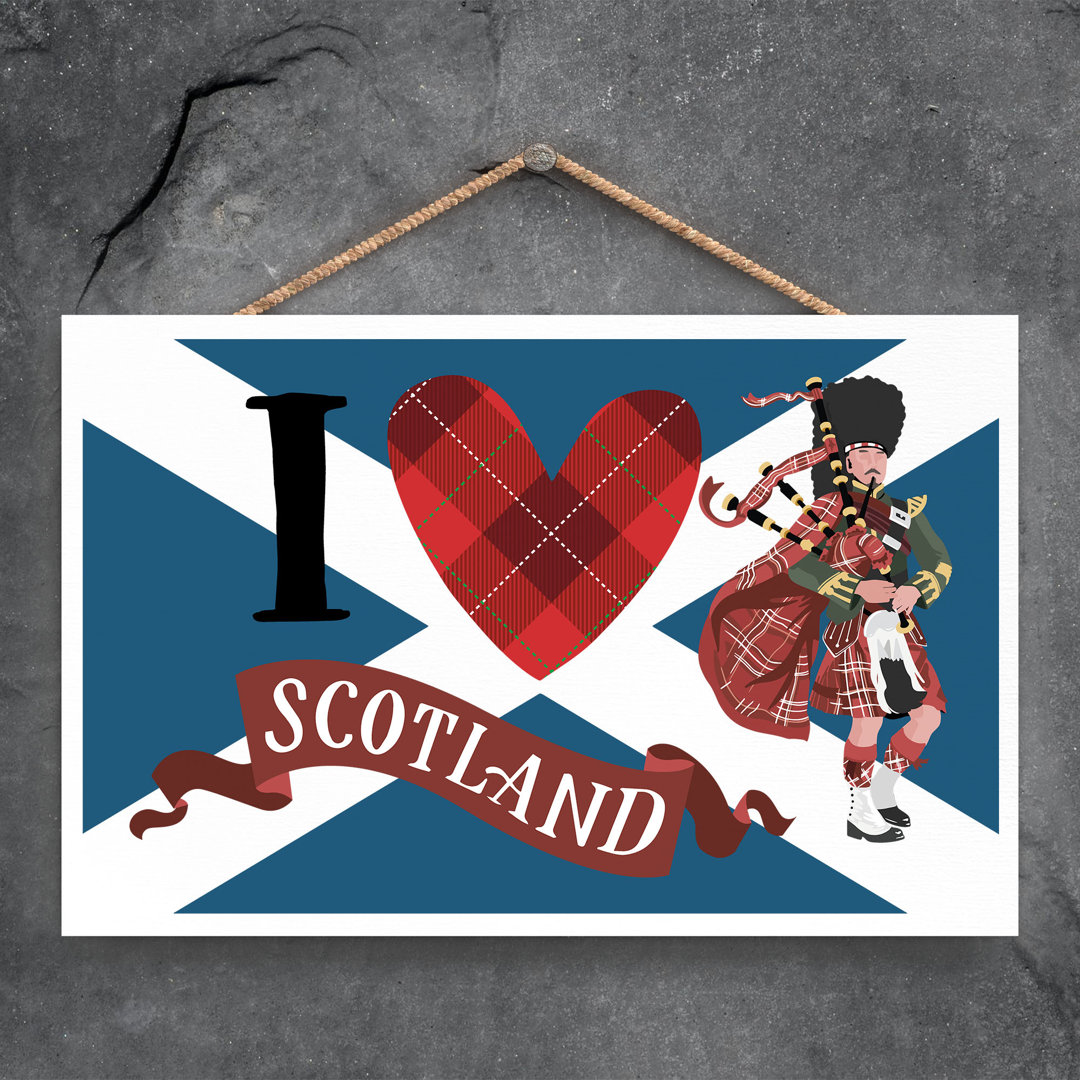 I Love Scotland Wall Décor