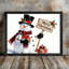 Cadre noir avec impression de cadre festif de Noël-294574396