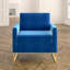 Fauteuil en velours l 33 po Binghamton-693512350-694730416