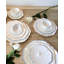 Assiette à salade en porcelaine tendre 8,5 po Amelie-617191612