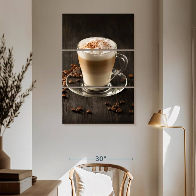 Coffee Drink Layers, 65" H x 42" W