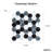 Channing 2-in. Hexagon Honeycomb Marble Look Glossy Natural Stone Wall & Floor Mosaic Tile-50210689
