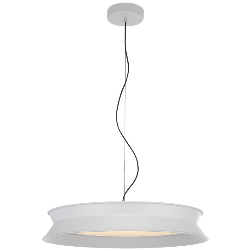 Peter Bristol 60/40 Dot Pendant, Stone Gray, 8" H x 25.75" W x 25.75" D