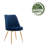 Hadleigh 18.5'' H Velvet Upholstered Side Chair-1998655784