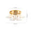 Plafonnier semi-encastré 6 lumières Sleek Modern
