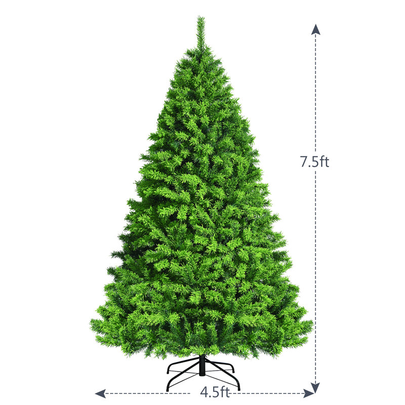 Arbre de Noël vert pin cachemire, H 7,5 pi