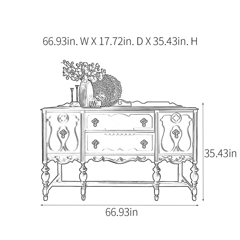 Rural Retro Practical Console Table