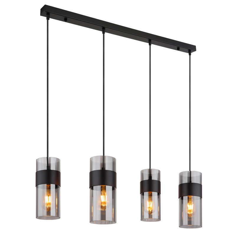 4 - Light Matte Black Pendant