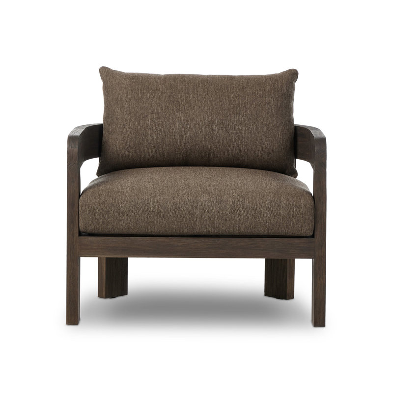 Chapman Outdoor Teak Lounge Chair, Brown