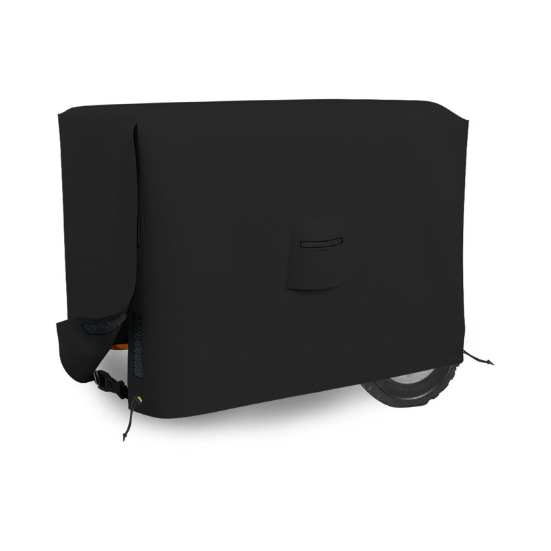 Heavy Duty Waterproof Generator Cover, All Weather Protection Universal Portable Generator Cover, Black