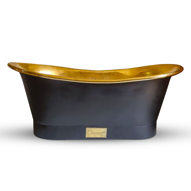 1700mm x 690mm Freestanding Soaking Solid Surface Bathtub with Tap