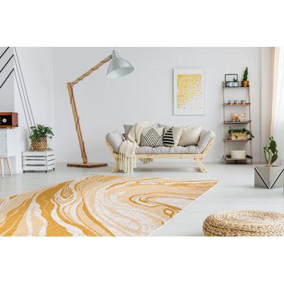 Carolanne Abstract Flatweave Area Rug