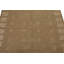 Tapis brun noué à la main 6 pi x 9 pi