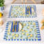 Polyester Blend Abstract Rectangle Placemat